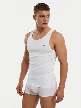Tommy Jeans Tommy Jeans Tank topide komplekt DM0DM20769 Valge Slim Fit