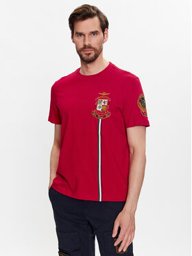 Aeronautica Militare Aeronautica Militare T-Shirt 231TS2079J592 Czerwony Regular Fit