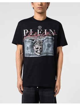 PHILIPP PLEIN PHILIPP PLEIN T-Shirt 31102 Czarny Regular Fit
