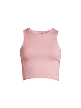 Casall Casall Top Overlap Crop Top Różowy Cropped Fit