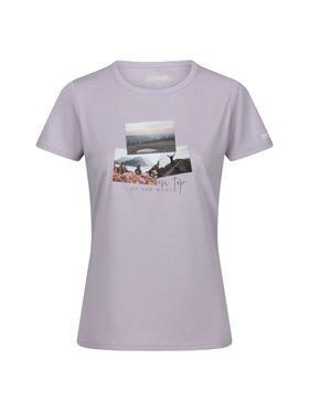 Regatta Regatta T-Shirt RG9845 Fioletowy Short Fit