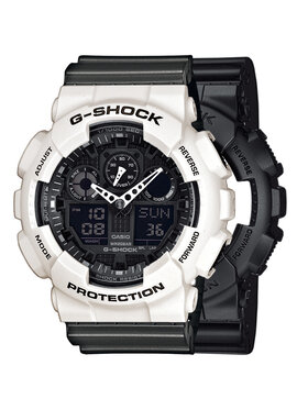 Casio Casio Zegarek SET GA-100-1A1ER + BEZEL 10395292 + PASEK 10467764 Szary