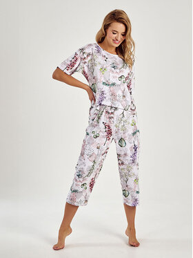 Taro Taro Piżama TA3122-01 Biały Basic Fit