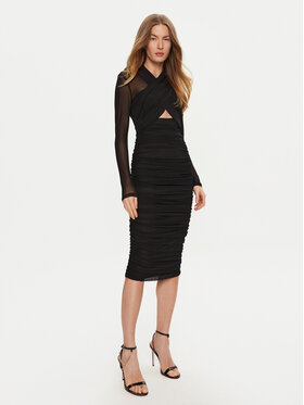 Bardot Bardot Коктейльна сукня Aliyah 56305DB Чорний Slim Fit