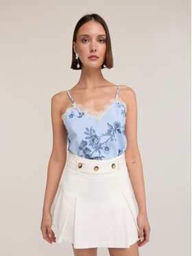 Motivi Motivi Top D112Q000634N0S1 Turchese Regular Fit