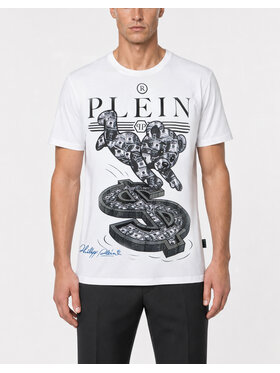 PHILIPP PLEIN PHILIPP PLEIN T-Shirt 31105 Biały Regular Fit