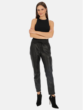 Bariloche Bariloche Spodnie damskie Damini Czarny Regular Fit