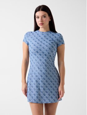 Guess Guess Každodenní šaty 182903 Modrá Classic Fit