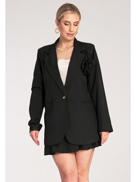 FIGL FIGL Marynarka M1153 Czarny Loose Fit
