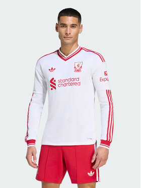 adidas adidas Koszulka techniczna 171847 Biały Slim Fit