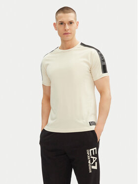 EA7 Emporio Armani EA7 Emporio Armani T-Shirt 7M000138 AF10375 U1079 Écru Regular Fit