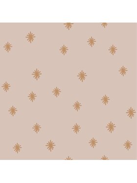 Dekornik Dekornik Tapeta SIMPLE irregulars stars on pastel background Miedziany