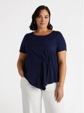 Fiorella Rubino Fiorella Rubino T-Shirt G00AL008717N034 Niebieski Regular Fit