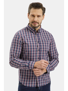 Cross Jeans Cross Jeans Koszula 35650-468 Niebieski Regular Fit