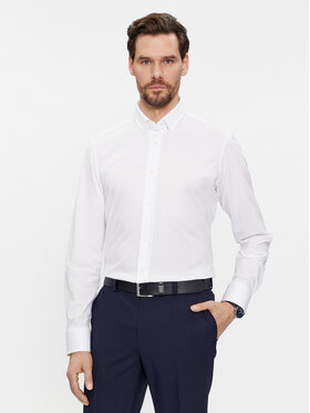 BOSS Boss Krekls 50469378 Balts Regular Fit