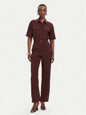Patrizia Pepe Patrizia Pepe Jumpsuit 2T0099/A573-B887 Marrone scuro Regular Fit
