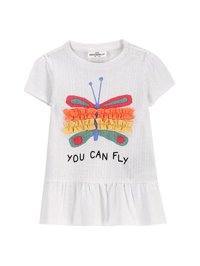 Coccodrillo Coccodrillo T-shirt WC5143201TGN Bijela Regular Fit