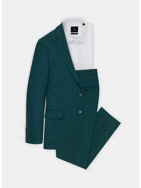 Pako Lorente Pako Lorente Spodnie garniturowe P22SF-6G-017 Zielony Slim Fit
