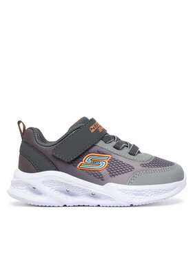 Skechers Skechers Sneakersy Meteor-Lights-Krendox 401495N/CCGY Sivá