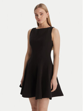 Guess Guess Koktejlové šaty W6RK57 WJ792 Černá Regular Fit