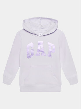 Gap Gap Majica dugih rukava 772643-00 Ljubičasta Regular Fit