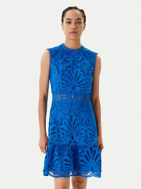 Morgan Morgan Rochie cocktail 241-ROSLI Albastru Regular Fit