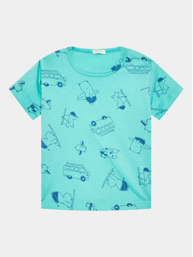 United Colors Of Benetton United Colors Of Benetton T-shirt 30HPA1031 Plava Regular Fit