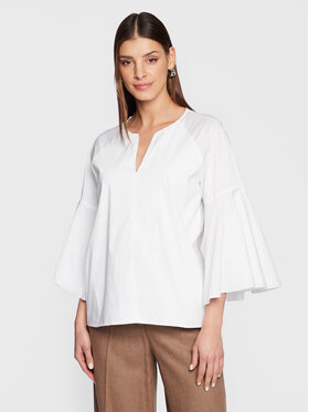 Liviana Conti Liviana Conti Bluză F3SK04 Alb Relaxed Fit