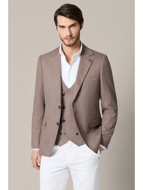 Lancerto Lancerto Marynarka Tricarico MA131126000019 Brązowy Regular Fit