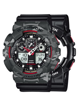 Casio Casio Hodinky SET GA-100-1A4ER + BEZEL 10507071 + PASEK 10347688 Černá