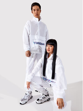 Togoshi Togoshi Μπουφάν anorak TG22-KUU001 Λευκό Oversize