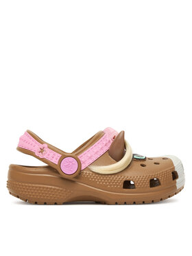 Crocs Crocs Чехли Toddler Classic IAM Horse Clog 211371 Кафяв