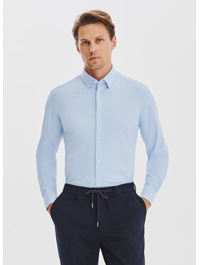 Pako Lorente Pako Lorente Koszula P25WF-1X-048 Niebieski Slim Fit
