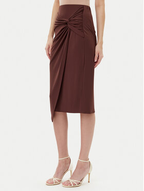 Rinascimento Rinascimento Gonna CFC0123489003 Marrone Regular Fit