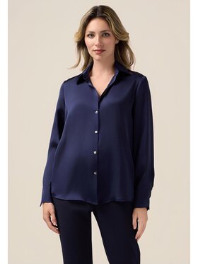 Oltre Oltre Koszula 5374R302962N034 Niebieski Regular Fit