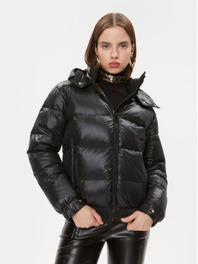 TWINSET TWINSET Pūkinė striukė 232TT2350 Juoda Regular Fit