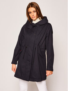 Woolrich Woolrich Parka W’S Over WWOU0235FR UT1974 Granatowy Regular Fit