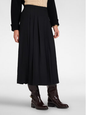 Elena Mirò Elena Mirò Spódnica midi 1006P000103N033 Czarny Flared Fit