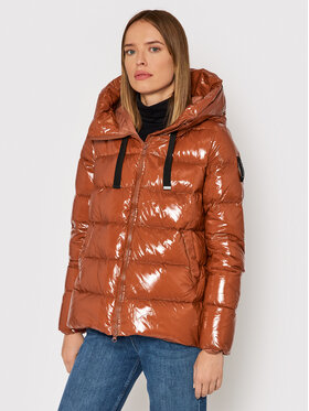 Bomboogie Bomboogie Пухено яке GW 6012 T CRT Кафяв Regular Fit