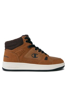 Champion Champion Sneakersy Rebound Mid Winterized Mid Cut S22131-YS008 Hnědá