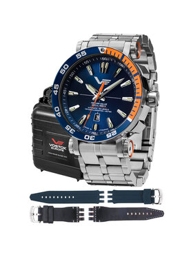 Vostok Europe Vostok Europe Zegarek NH35A-575A715B Srebrny