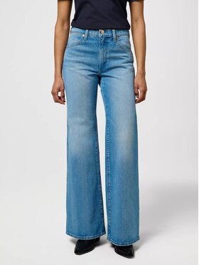 Wrangler Wrangler Jeansy 70S FLARE Niebieski Regular Fit