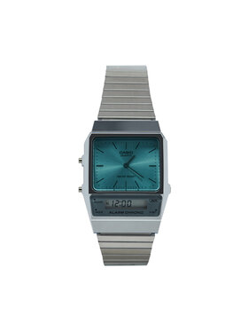 Casio Casio Zegarek Vintage Maxi AQ-800EC-2AEF Srebrny