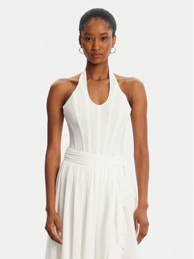 BARDOT BARDOT Bodi Trey Halter Neck 60030TB Bijela Slim Fit