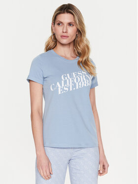 Guess Guess T-krekls Aurelia W3RI26 JA914 Zils Regular Fit