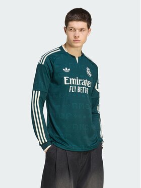 adidas adidas Koszulka techniczna 171556 Zielony Slim Fit