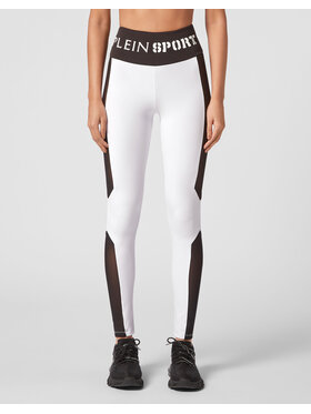 Plein Sport Plein Sport Legginsy 2191 Biały Active Fit