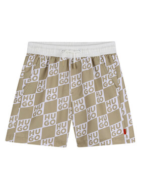 HUGO HUGO Ujumisšortsid G00979 S Beež Regular Fit