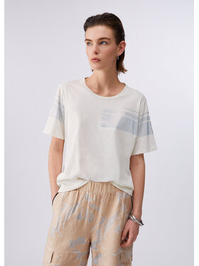 Liu Jo Liu Jo T-Shirt TA6267JS923M9223 Fioletowy Regular Fit