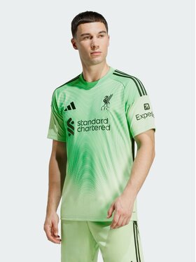 adidas adidas Koszulka techniczna Liverpool FC 25/26 Goalkeeper Jersey Zielony Slim Fit